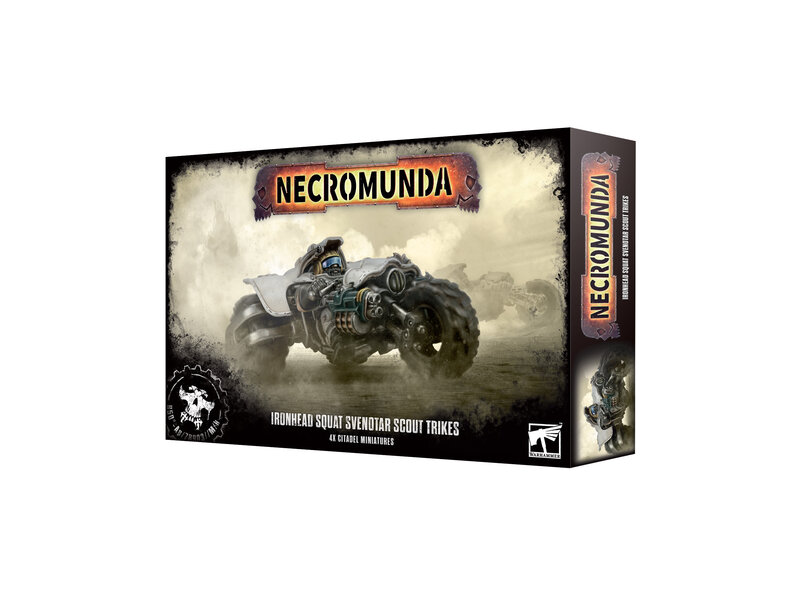 Games Workshop Ironhead Squat Svenotar Scout Trikes