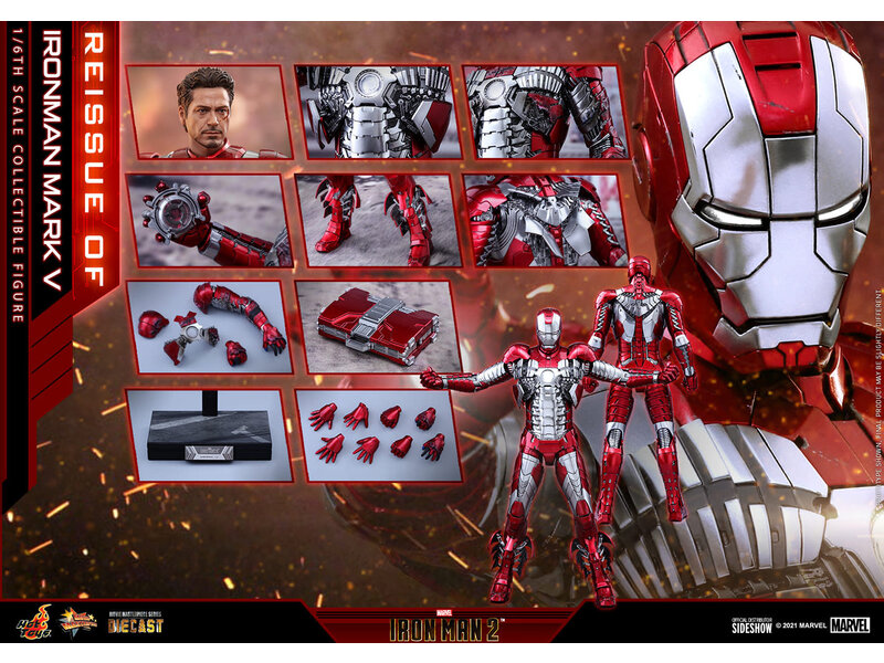 Sideshow Iron Man Mark V Sixth Scale Figure by Hot Toys