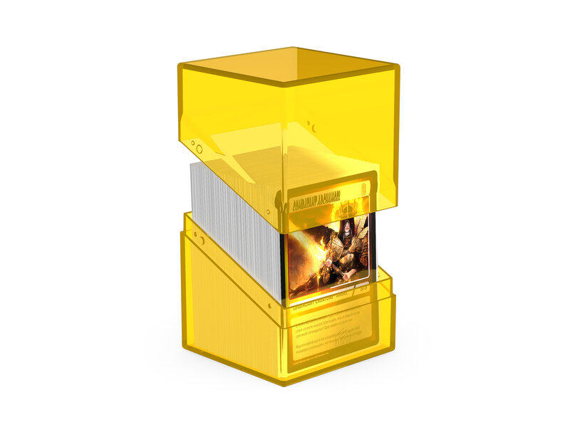 Ultimate Guard Deck Case Boulder 100+ Clear Amber