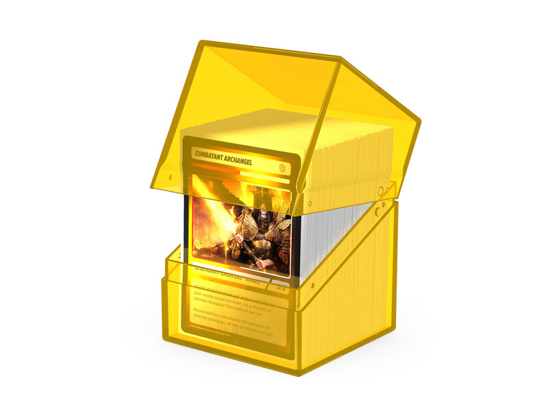 Ultimate Guard Deck Case Boulder 100+ Clear Amber