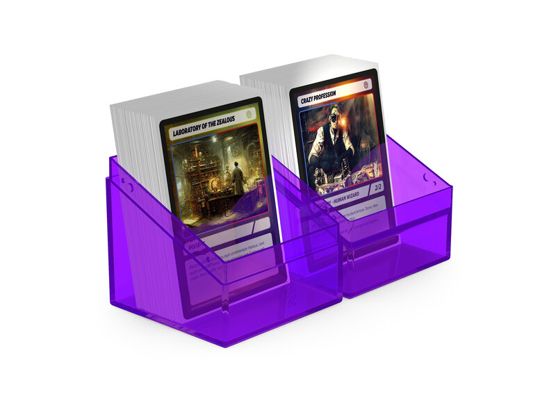 Ultimate Guard Deck Case Boulder 100+ Clear Amethyst
