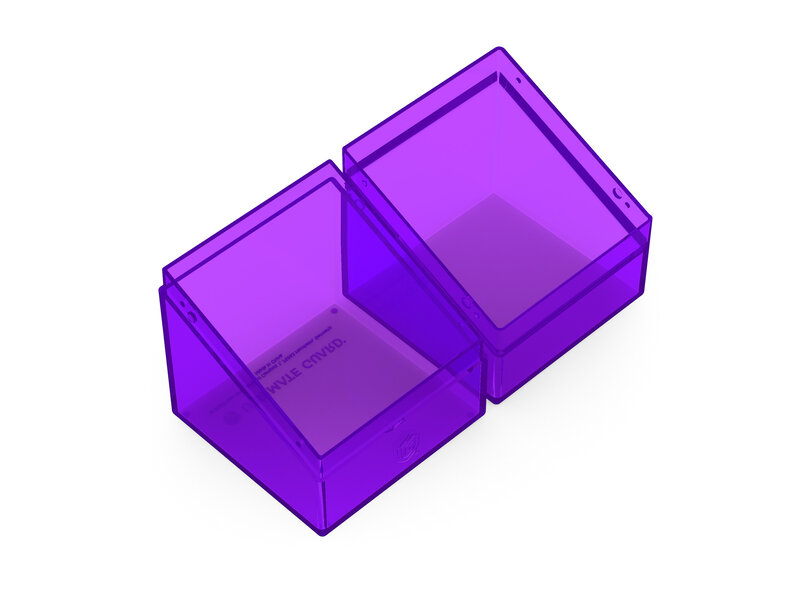 Ultimate Guard Deck Case Boulder 100+ Clear Amethyst