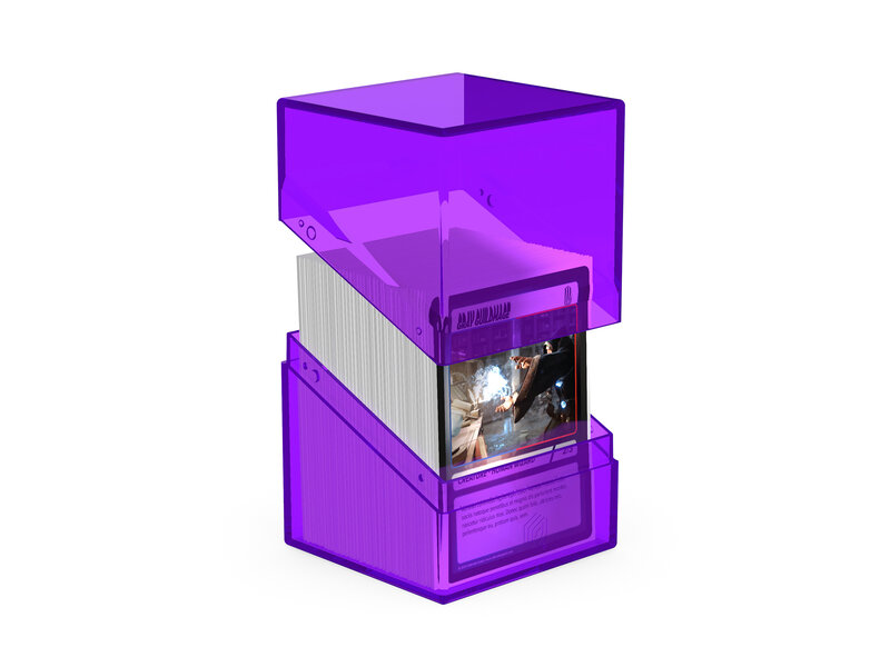 Ultimate Guard Deck Case Boulder 100+ Clear Amethyst