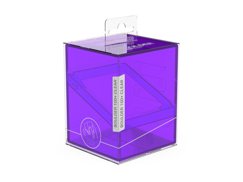 Ultimate Guard Deck Case Boulder 100+ Clear Amethyst