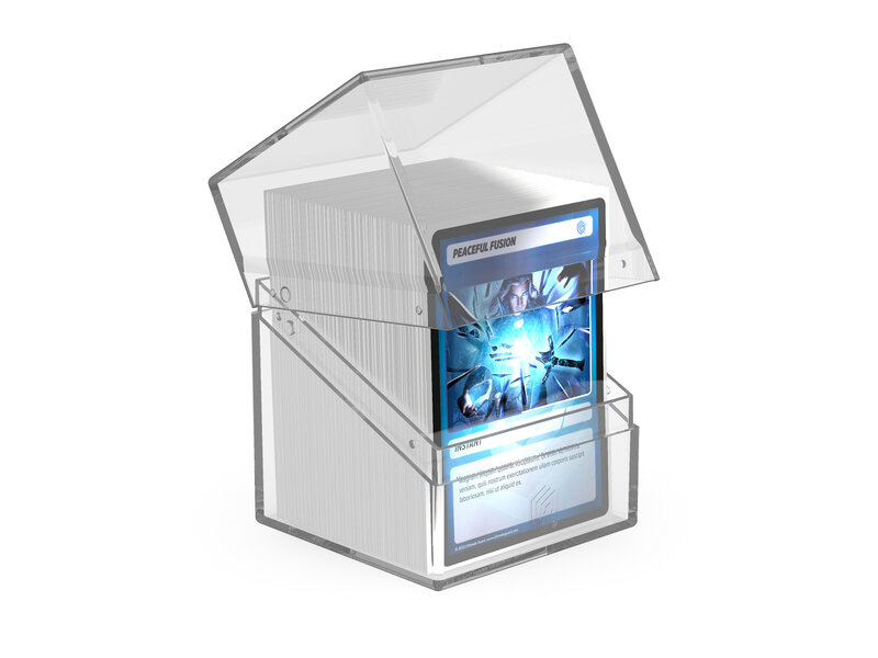 Ultimate Guard Ultimate Guard Deck Case Boulder 100+ Clear Transparent