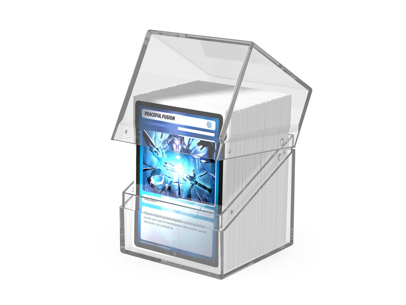 Ultimate Guard Ultimate Guard Deck Case Boulder 100+ Clear Transparent