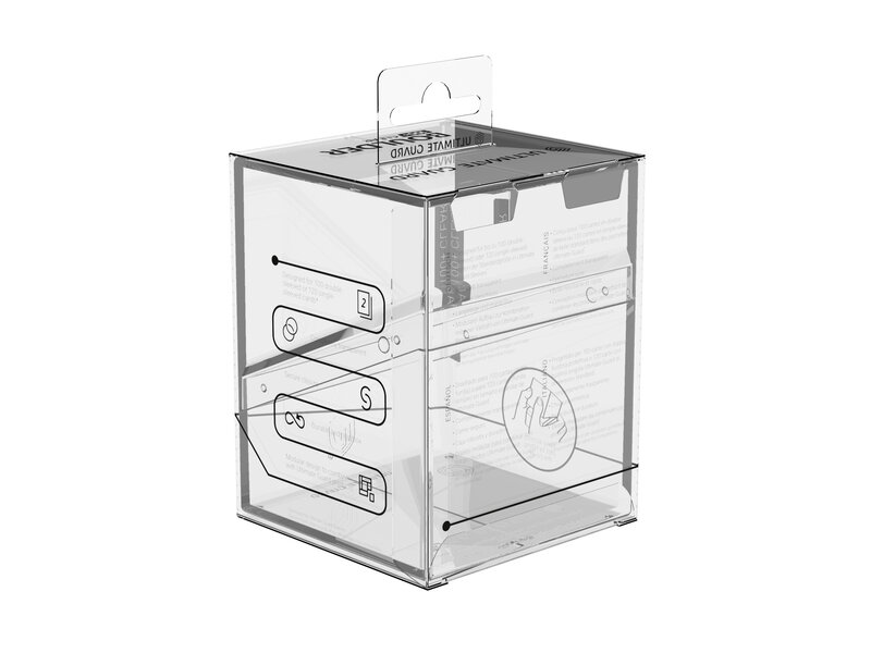Ultimate Guard Ultimate Guard Deck Case Boulder 100+ Clear Transparent