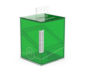 Ultimate Guard Deck Case Boulder 100+ Clear Emerald
