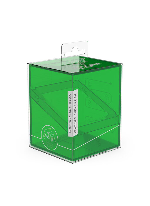 Ultimate Guard Deck Case Boulder 100+ Clear Emerald