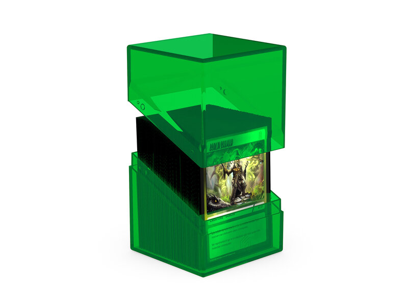 Ultimate Guard Deck Case Boulder 100+ Clear Emerald