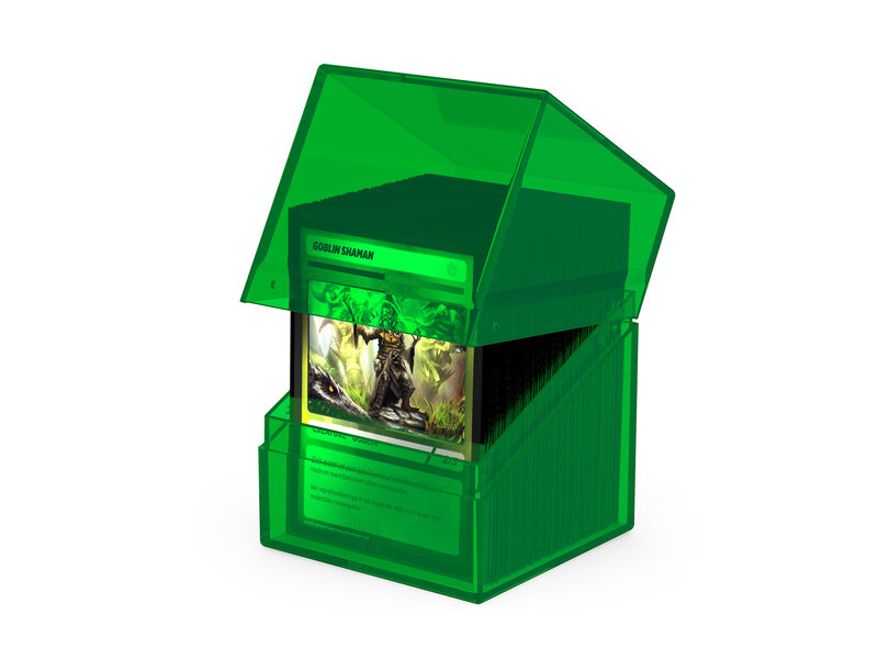 Ultimate Guard Deck Case Boulder 100+ Clear Emerald