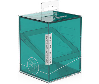 Ultimate Guard Deck Case Boulder 100+ Clear Malachite