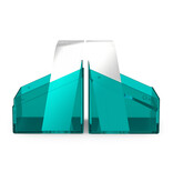 Ultimate Guard Deck Case Boulder 100+ Clear Malachite