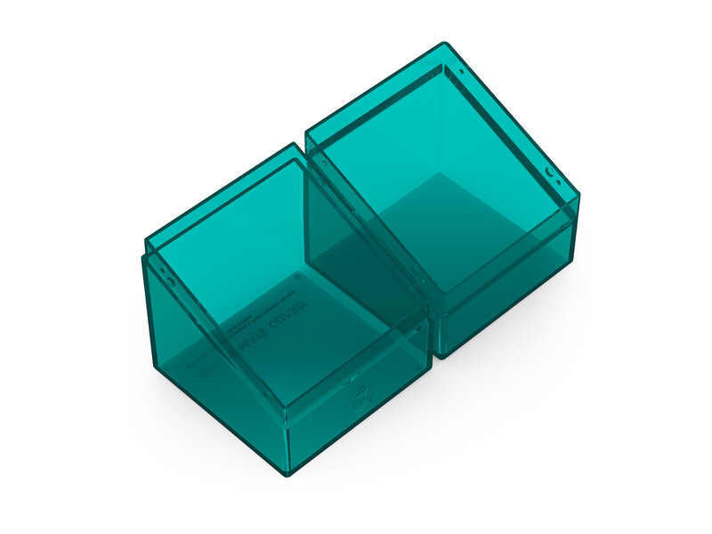 Ultimate Guard Deck Case Boulder 100+ Clear Malachite