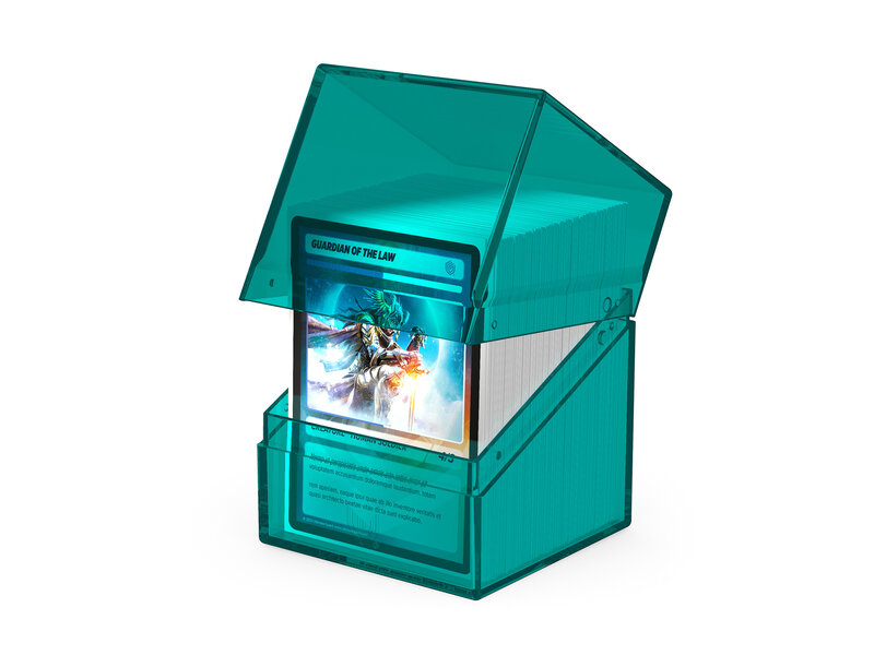 Ultimate Guard Deck Case Boulder 100+ Clear Malachite