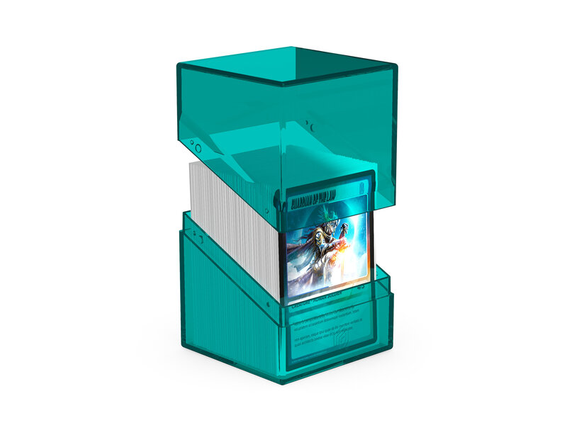 Ultimate Guard Deck Case Boulder 100+ Clear Malachite