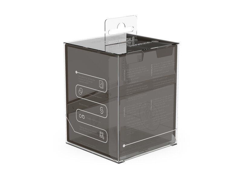 Ultimate Guard Deck Case Boulder 100+ Clear Onyx