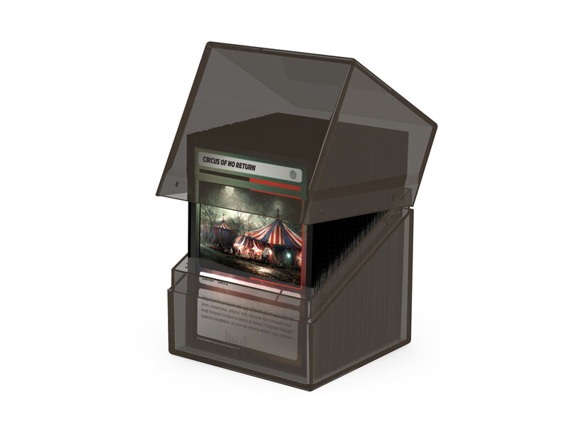 Ultimate Guard Deck Case Boulder 100+ Clear Onyx