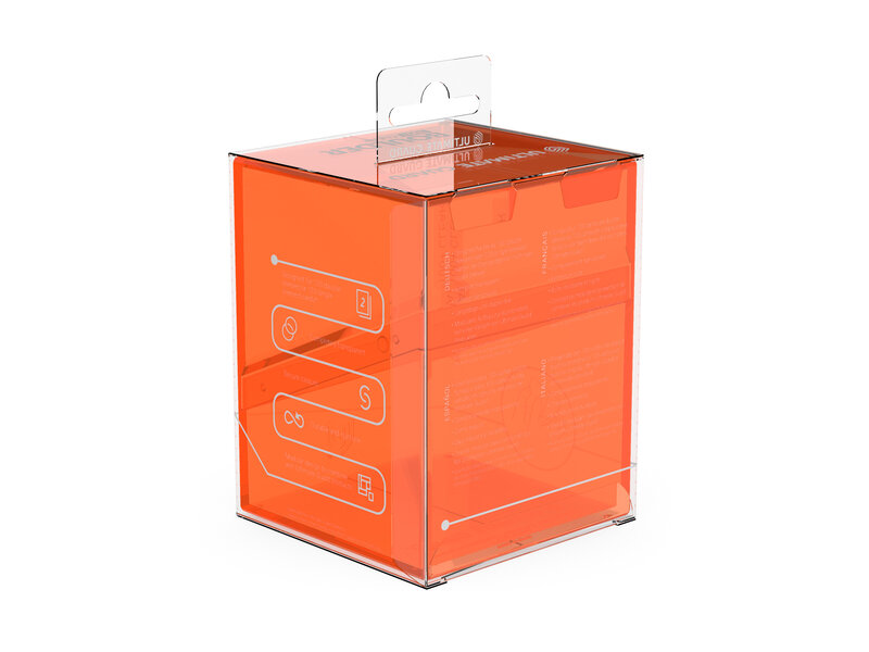 Ultimate Guard Ultimate Guard Deck Case Boulder 100+ Clear Poppy Topaz