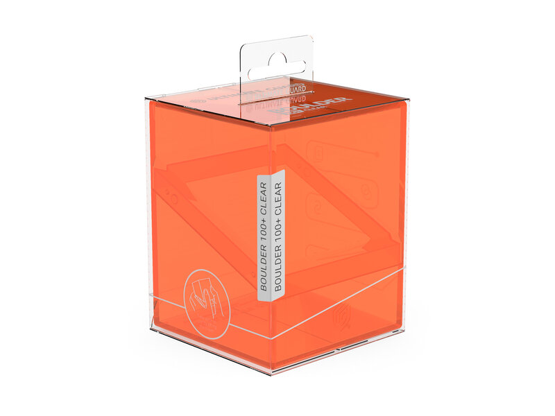 Ultimate Guard Ultimate Guard Deck Case Boulder 100+ Clear Poppy Topaz