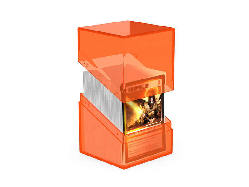 Ultimate Guard Ultimate Guard Deck Case Boulder 100+ Clear Poppy Topaz