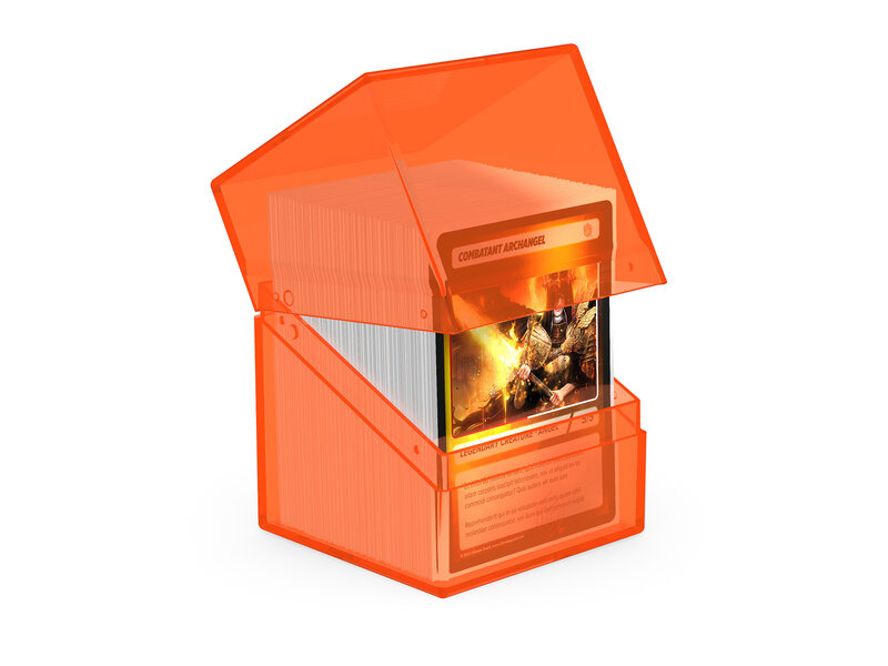 Ultimate Guard Ultimate Guard Deck Case Boulder 100+ Clear Poppy Topaz