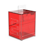 Ultimate Guard Deck Case Boulder 100+ Clear Ruby