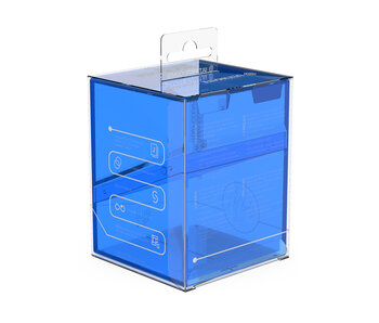 Ultimate Guard Deck Case Boulder 100+ Clear Sapphire