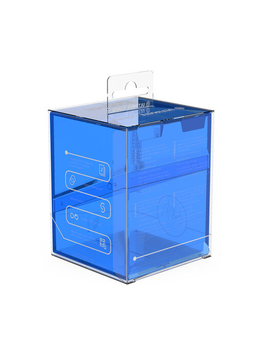 Ultimate Guard Deck Case Boulder 100+ Clear Sapphire