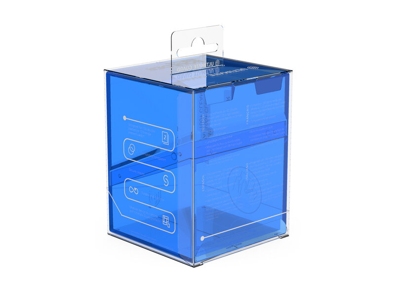 Ultimate Guard Ultimate Guard Deck Case Boulder 100+ Clear Sapphire