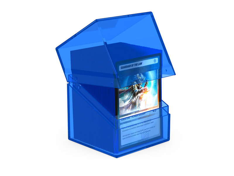Ultimate Guard Ultimate Guard Deck Case Boulder 100+ Clear Sapphire