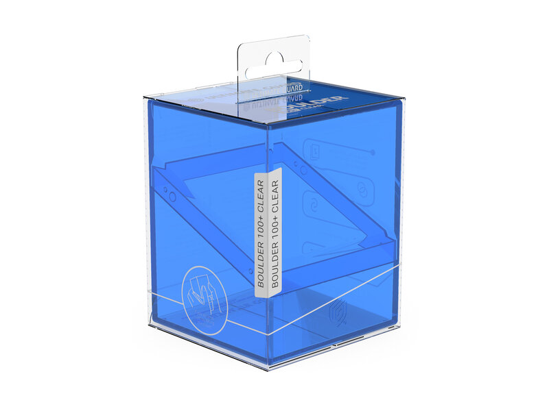 Ultimate Guard Ultimate Guard Deck Case Boulder 100+ Clear Sapphire
