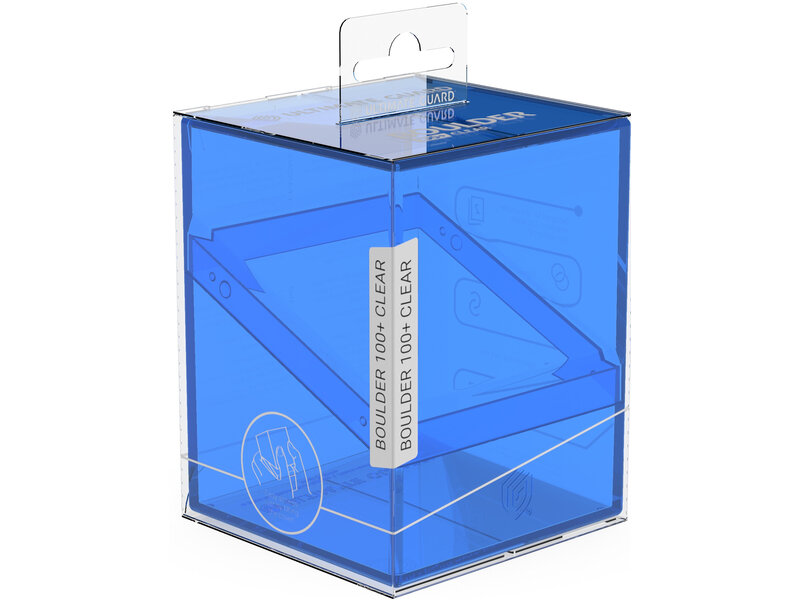 Ultimate Guard Ultimate Guard Deck Case Boulder 100+ Clear Sapphire
