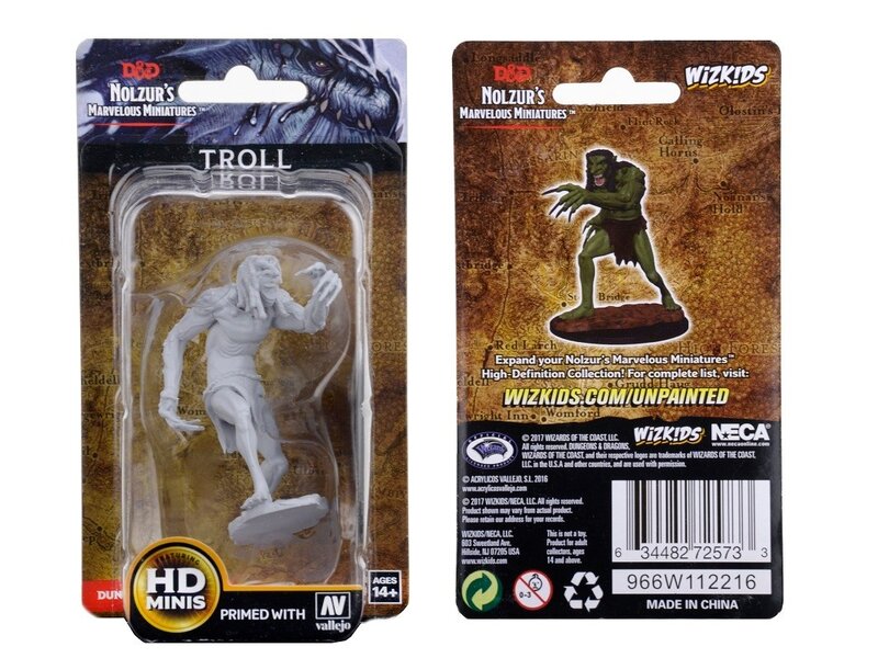 Wizkids D&D Unpainted Minis Wv1 Troll