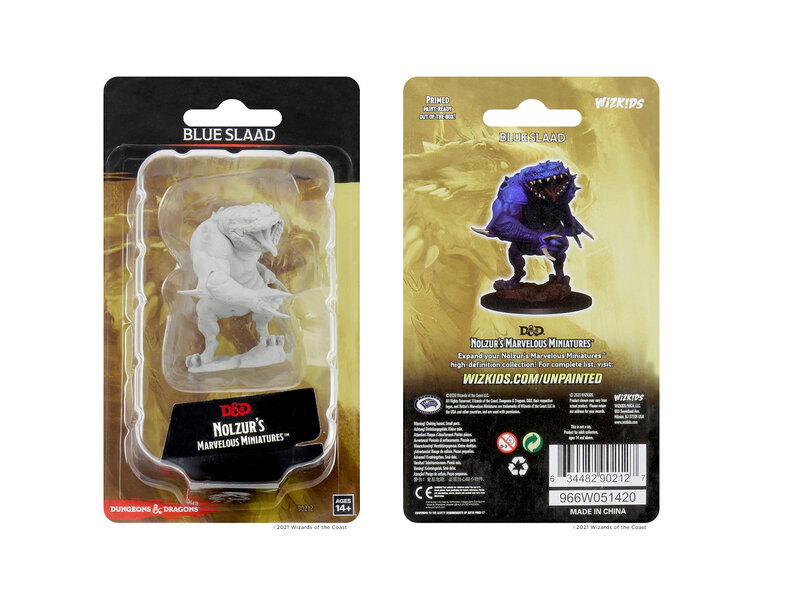 Wizkids D&D Unpainted Minis Wv12.5 Blue Slaad