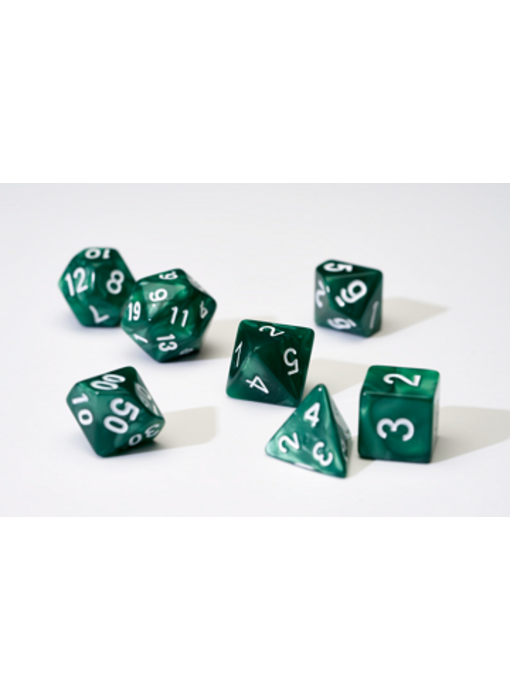 Sirius Dice Pearl Green 7-die Set