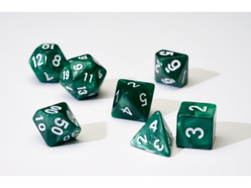 Sirius Dice Sirius Dice Pearl Green 7-die Set