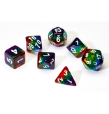 Sirius Dice Sirius Dice Translucent Rainbow Resin 7-die Set