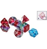 Sirius Dice Sirius Dice Semi-translucent Watermelon 7-die Set