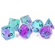 Sirius Dice Glow-in-the-dark Peacock Glowworm 7-die Set