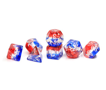 Sirius Dice Star Spangled Banner 7-die Set