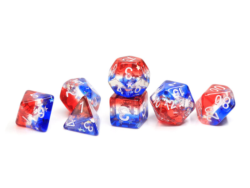 Sirius Dice Sirius Dice Star Spangled Banner 7-die Set