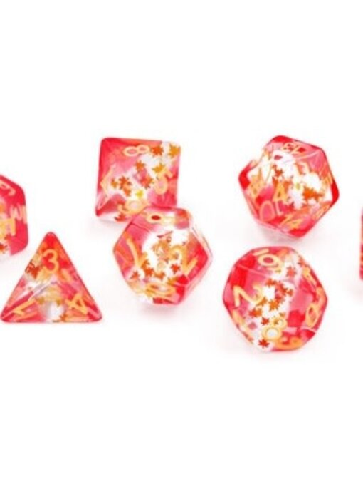 Sirius Dice Maple Leaf 7-die Set