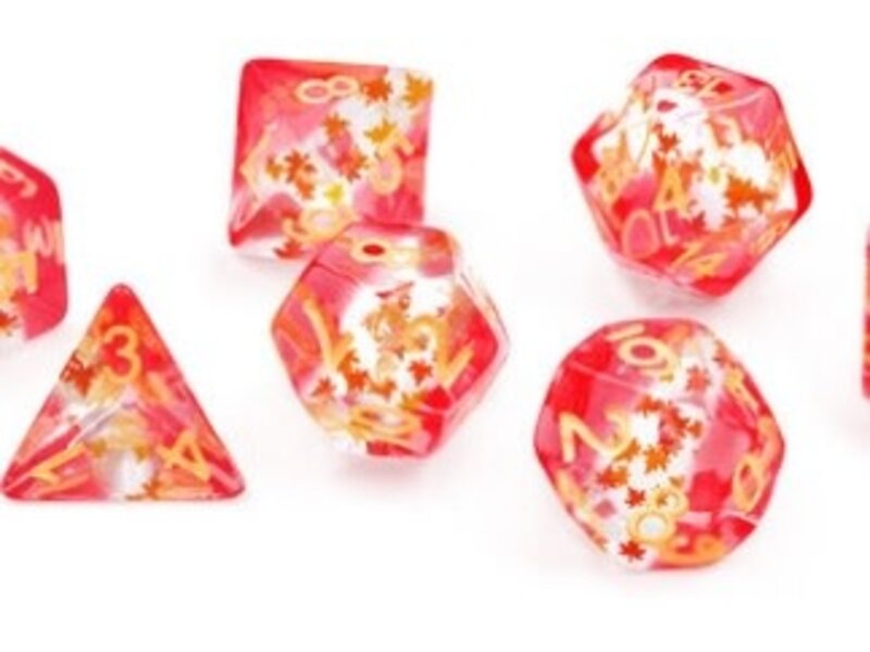 Sirius Dice Maple Leaf 7-die Set