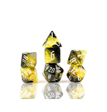 Sirius Dice Sirius Dice Nebula Poison Black With Green 7-die Set