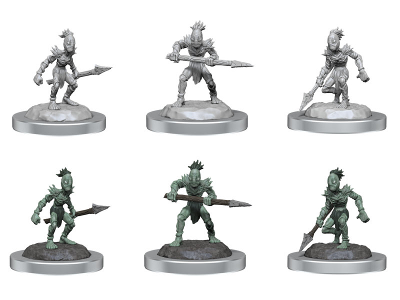 Wizkids D&D Unpainted Minis Wv19 Vegepygmies