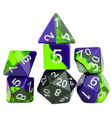 Sirius Dice Sirius Dice Diagonal Slick Sea Glass 7-die Set