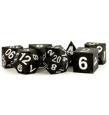 Silicone 7 Dice Set Rubber Gold Scatter 16mm