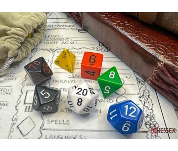 Nostalgia Opaque Gm And Beginner Player 7-die Set