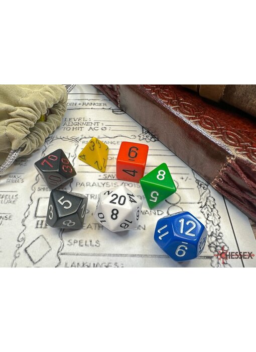 Nostalgia Opaque Gm And Beginner Player 7-die Set